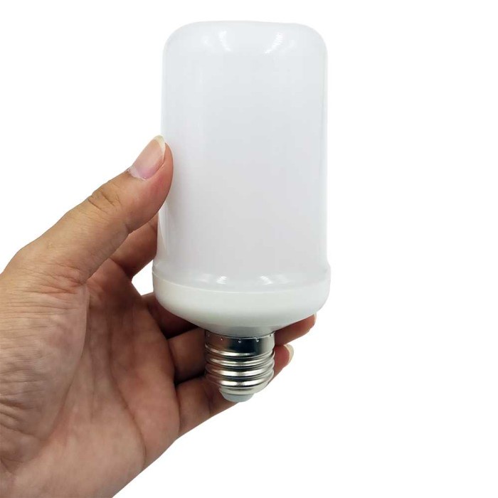 Flame Bohlam LED Flame Effect Flickering E27 9W 1300-1800K - YMJ009 - Putih