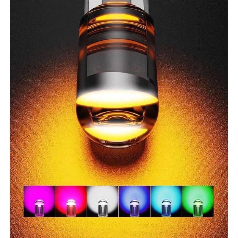 Lampu Led T10 Senja Kabin Spidometer Parkir 12 Volt Cob Transparan