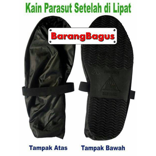 Jas Hujan Sepatu Cover Sepatu BLACK / Sarung Sepatu