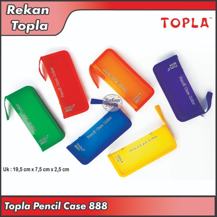 

Gaya Topla Zipper Pencil Case Zpc 888 Terlaris