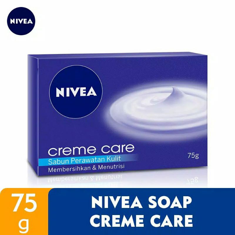 NIVEA SOAP CREME CARE 75GR - SABUN PERWATAAN - SABUN NIVEA
