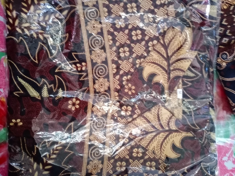 Bmw Batik New Mekar Jaya| Atasan Pria Batik Modern Batik Pria Motif New Sekar Warna Merah Pekalongan