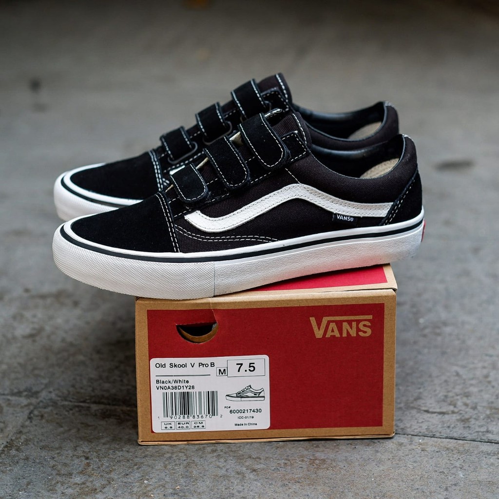 [BNIB] SNEAKERS VANS OLDSKOOL VELCRO PRO BW-3