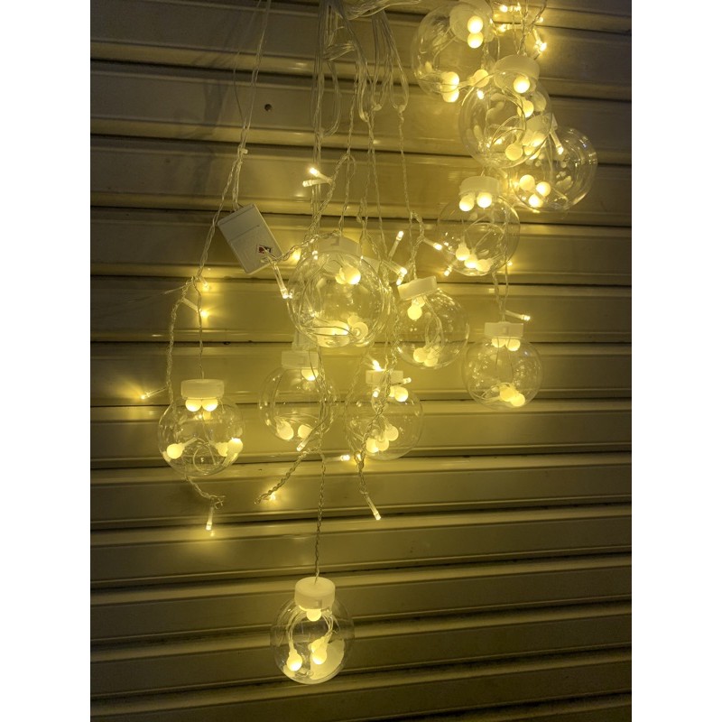 Lampu Natal Tirai Bola Led Ball Curtain Light