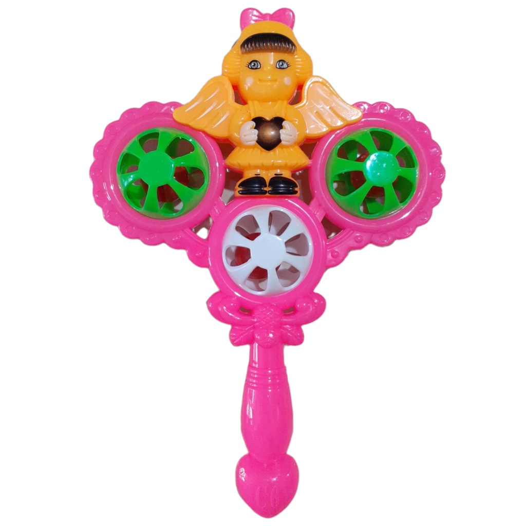 mainan kerincingan bayi 3 bola angel c6