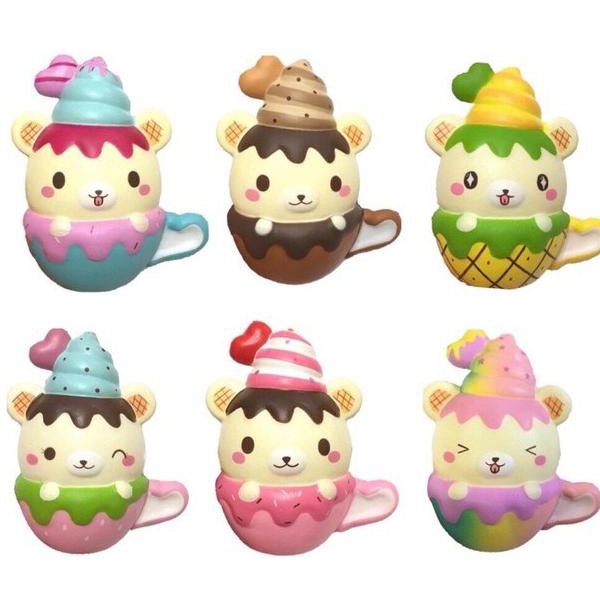 Yummiibear Coffee Cup Squishy ---Terbaru---