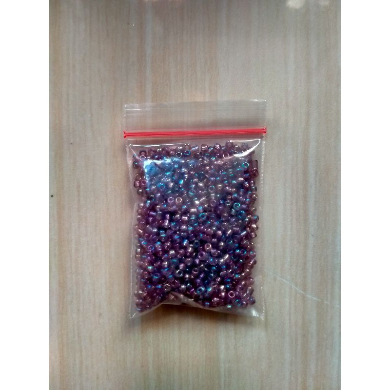 Manik Mote Payet Pasir 10 gram -  Ungu Pelangi