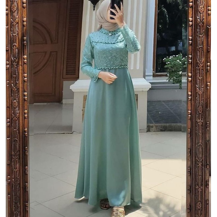 gamis pesta// gaun Bridesmaids hijab//