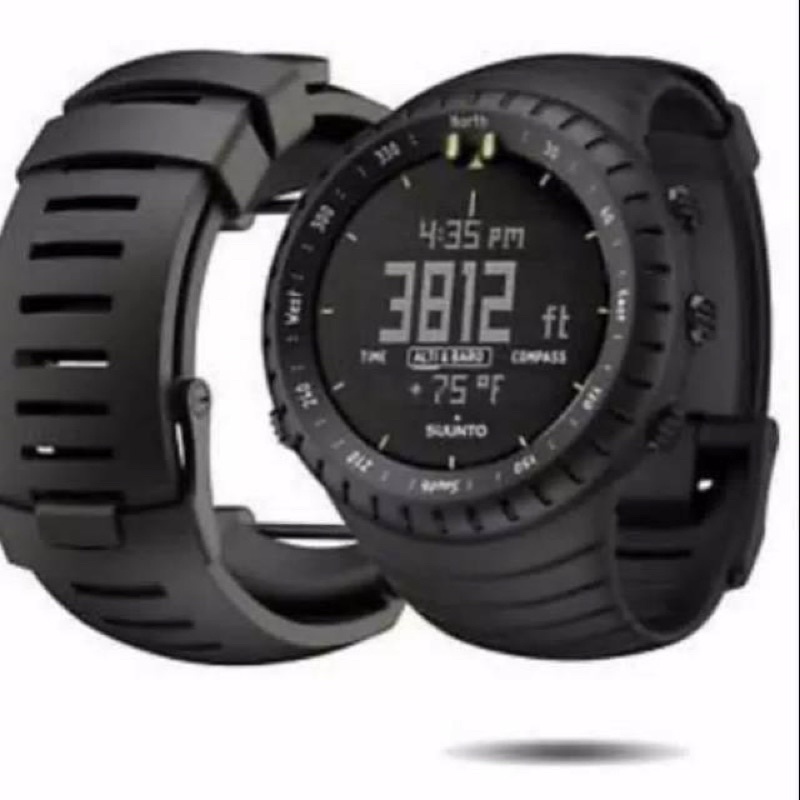 JAM TANGAN PRIA RUBBER SPORT SUNTO CORE DIGITAL LED IMPORT GROSIR MURAH WATER RESIST ST001