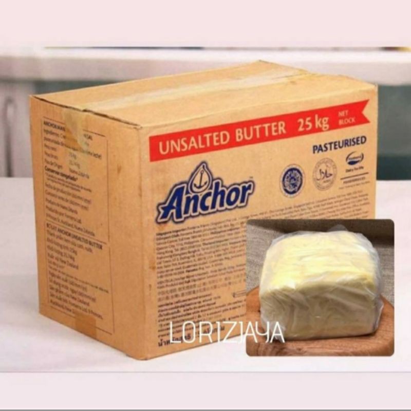 

REPACK!!! Anchor Butter Unsalted 250gr