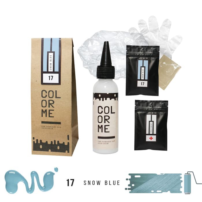 COLOR ME SNOW BLUE hair color cream