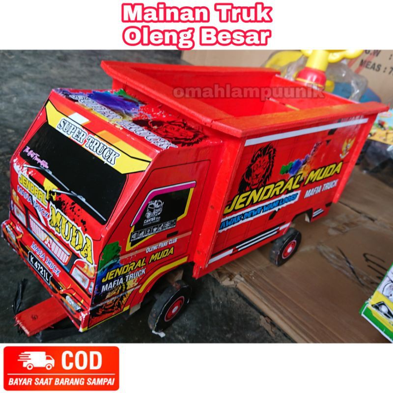 Mainan Anak Miniatur Truck Oleng/ Truk Oleng Ukuran Besar