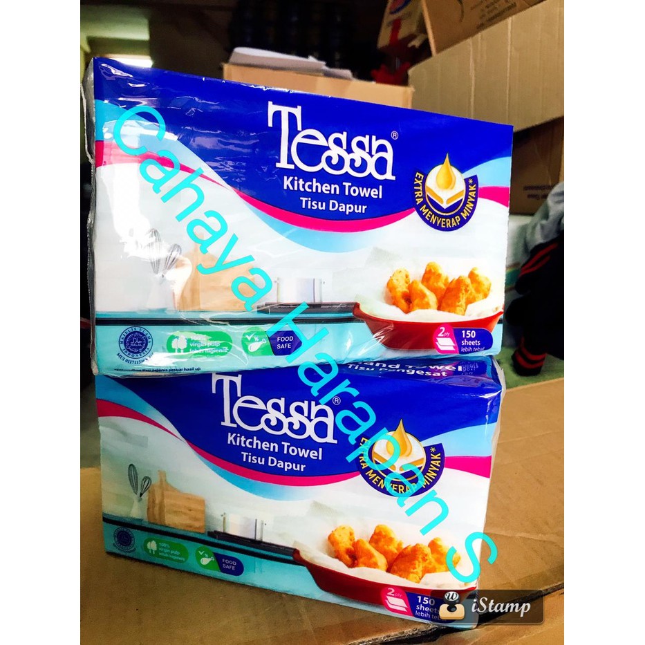 Tissue TESSA Handtowel - Tissue Serap Minyak Dapur Pengesat THSN 01 - 150 Sheet
