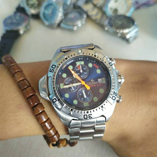 PRELOVED Jam CITIZEN PROMASTER AQUALAND ECODRIVE preloved second bekas
