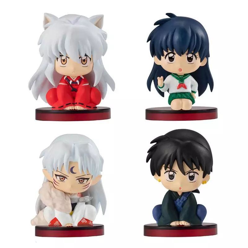 (BISA COD)ACTION FIGURE INUYASHA KAGOME SESOMARU MIROKU CHIBI