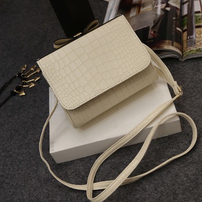 tas pita korea motif buaya / Korean bow crocodile shoulder bag (1F5)  BTA025