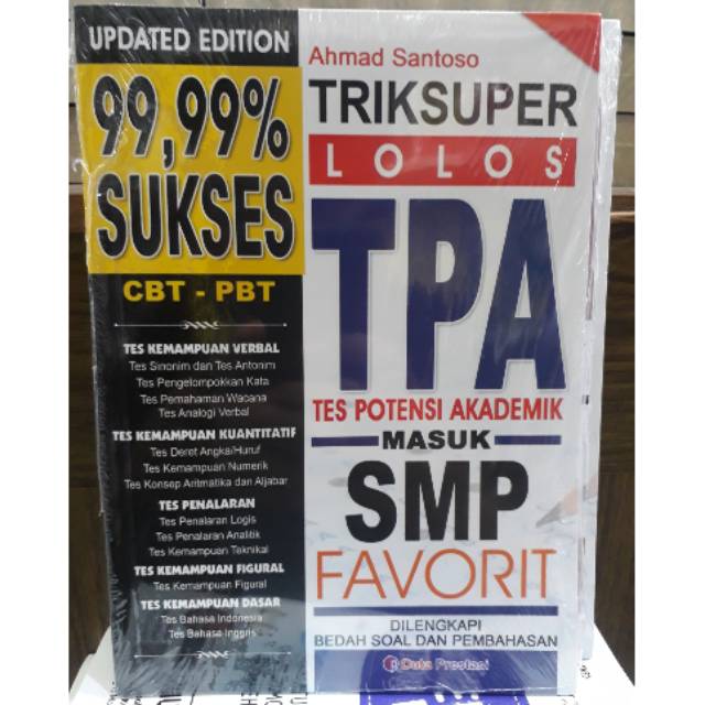 Trik Super Lolos Tpa Tes Potensi Akademik Masuk Smp Favorit Shopee Indonesia