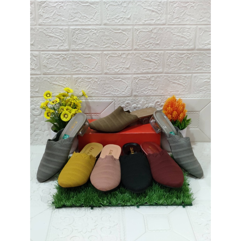 PROMO 10.10 BARU SANDAL WANITA//HAK KACA//BAKPAO RAJUT IMPORT CAEICAN