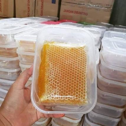 

Barang Pilihan 250 GRAM MADU SARANG LEBAH PURE HONEY COMB 100% ASLI AKM