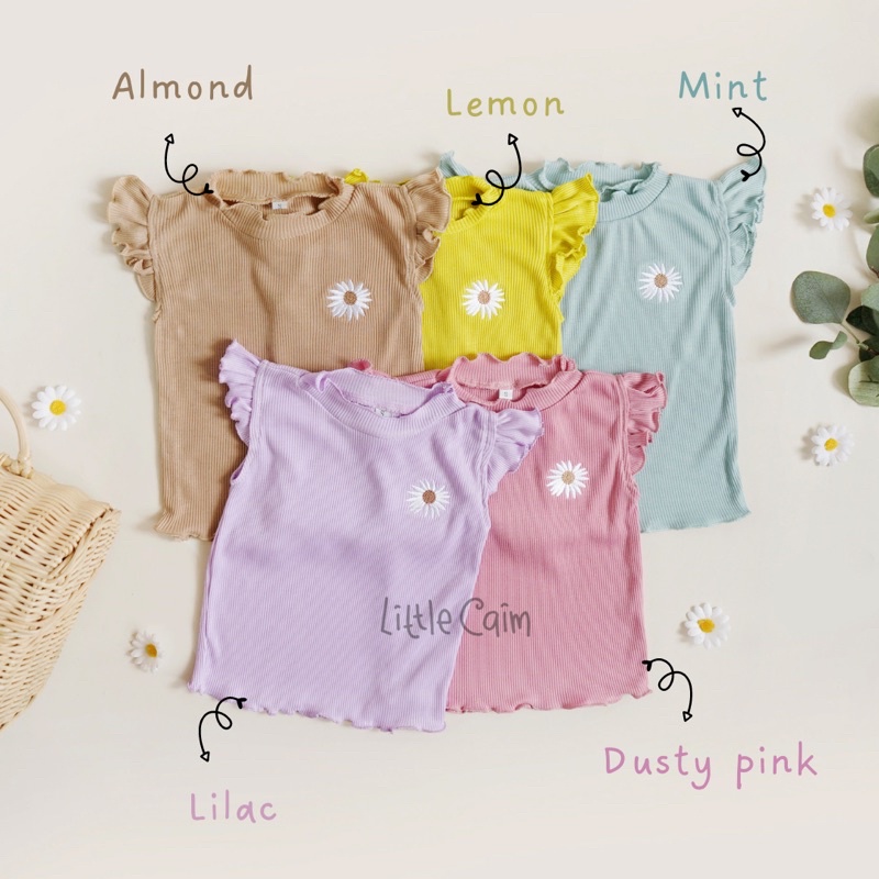 daisy ruffle | baju anak | baju anak perempuan