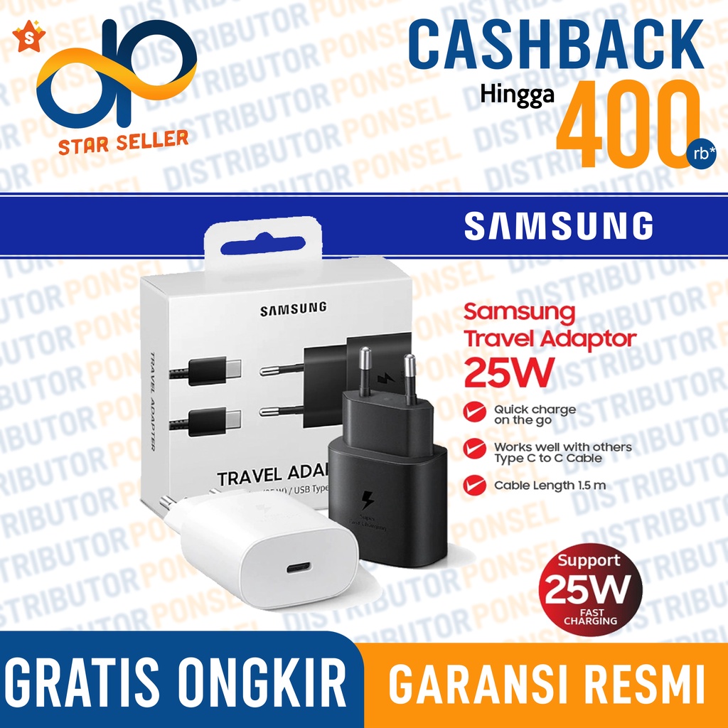 Samsung Travel Adapter Fast Charging [25W] Usb Type C - Original Adapter