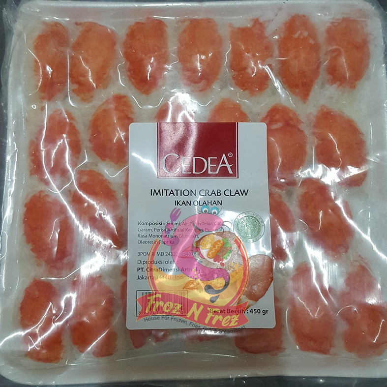 

CEDEA Crab Claw 450 Gram (25 Pcs)