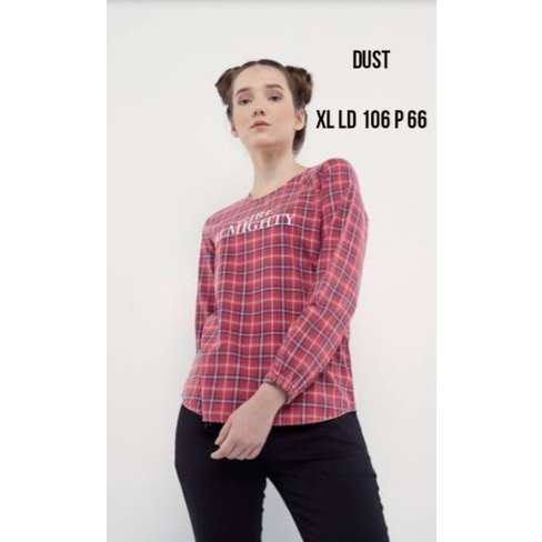 Blus Kemeja Katun Wanita Dust Jeans