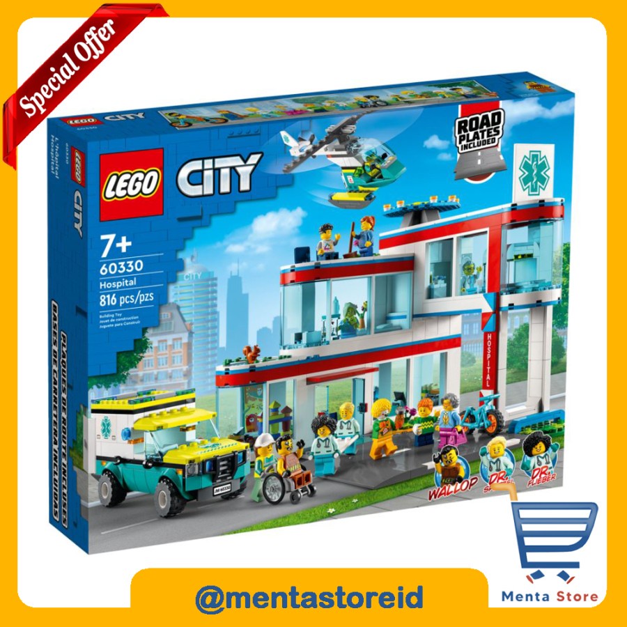 LEGO City 60330 Hospital Premium Quality MRI Scan Room Rumah Sakit RS