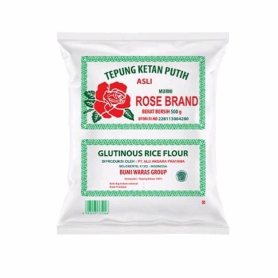 Tepung Ketan Dan Tepung Beras Rosebrand Rose Brand 500gram