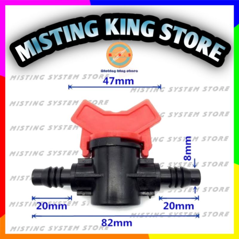 MINI VALVE 8 / 11 MM HAND STOP KRAN 5/16 3/8 INCH KRAN AIR SELAMG AOR PE BENANG BENING