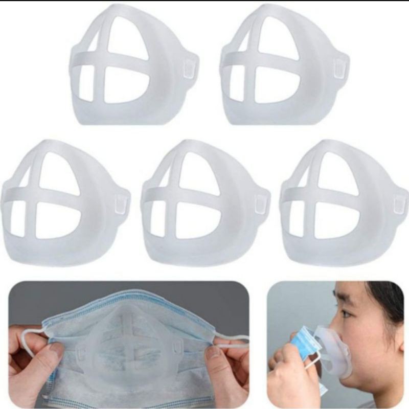 Penyangga Masker 3D Face Mask - Bracket Masker Silikon Holder Mask