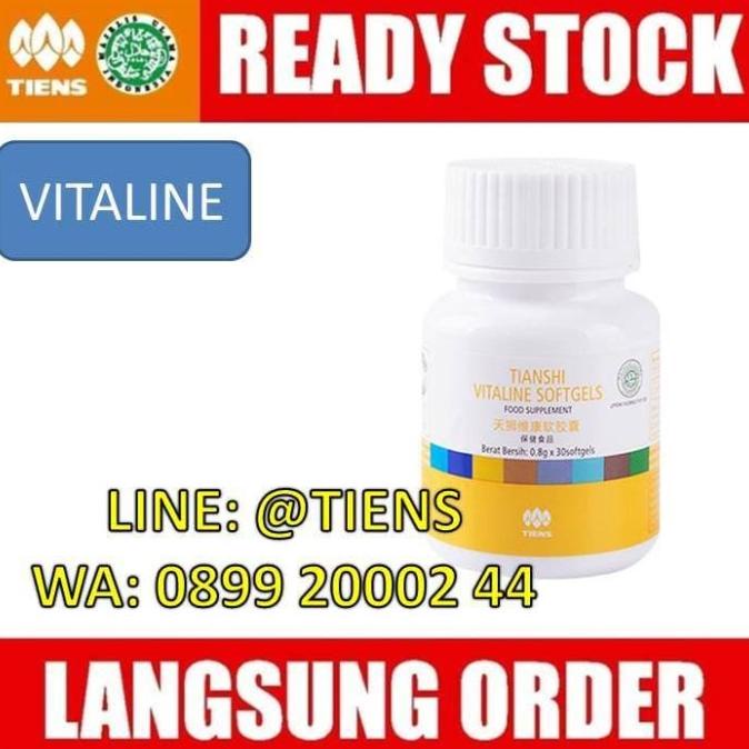 ORIGINAL Tiens Vitaline Vitality Softgel, Obat Herbal Mata Minus, Pemutih Kulit Asli