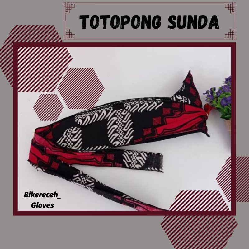 Iket Kepala Blangkon Tradisional Totopong Bolong Dewasa dan anak anak Topi Adat Sunda Udeng Murah