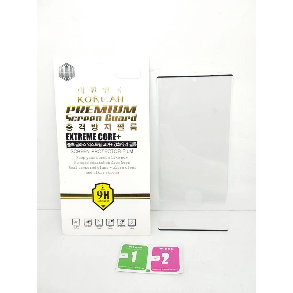 Tempered Glass 3D Samsung Note20 Ultra 6.9 inchi CURVED FULL COVER Screen Protector Lem Samping