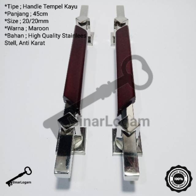 Gagang pintu panjang 45cm Handle pegangan pintu rumah tarikan pintu minimalis.