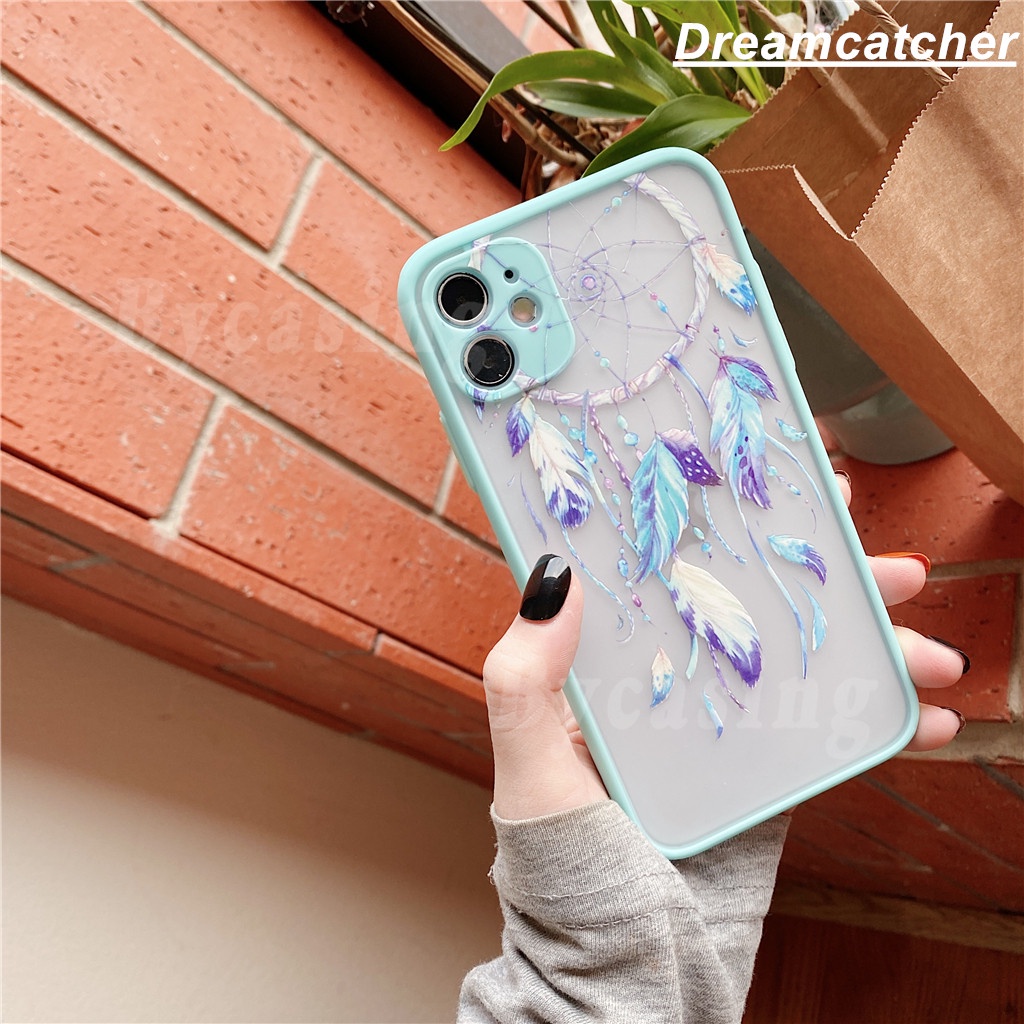 Casing Samsung Galaxy A03S A22 4G A52 A72 A02S A12 Samsung M11 A11 A21S A51 A71 A50S A30S A50 A20S A10S A20 A30 A70 J2 J7 Prime INS Fashion Dream Cather Animals Cat Lable Travel Hard Camera Protection Case BY