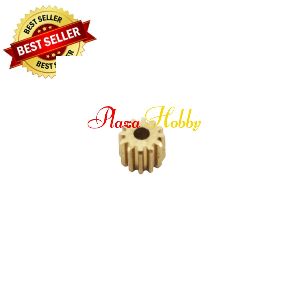 gear kuningan rc car WPL 13T untuk ukuran motor 180