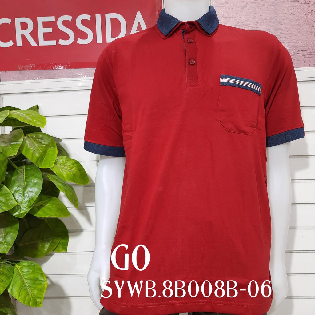 gos CRESSIDA+ SYWB WANGKY POLO SHIRT PRIA Kaos Pria Fashion