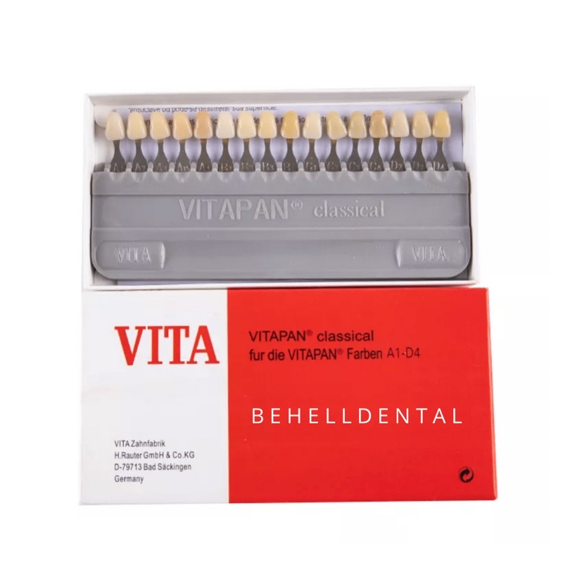 VITAPAN VITA CLASSIC DENTAL SHADE GUIDE // VITA PAN CLASSICAL Alat Pengukur Acuan Warna Gigi Bleaching dan Veneer