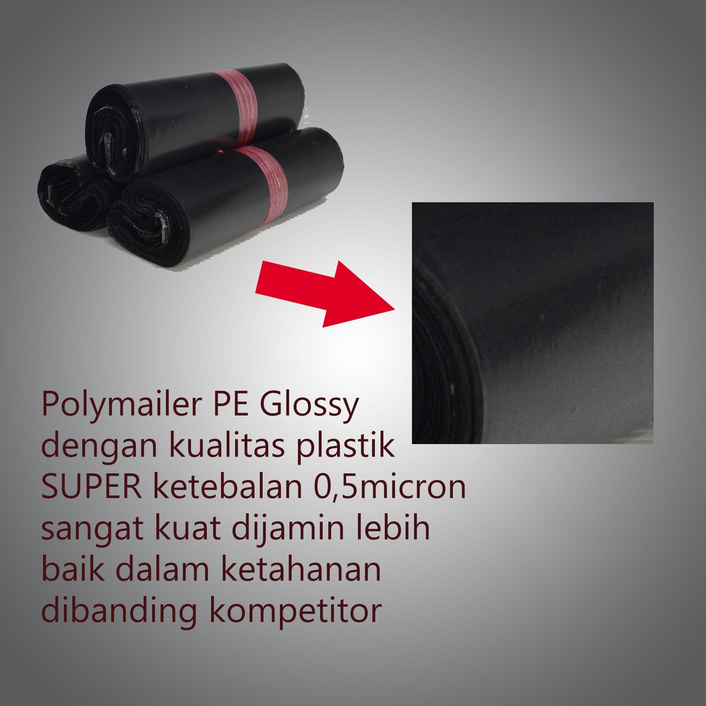 PLASTIK PACKAGING POLYMAILER PE TEBAL ISI 100 PCS TERMURAH SE SHOPEE HARGA PABRIK