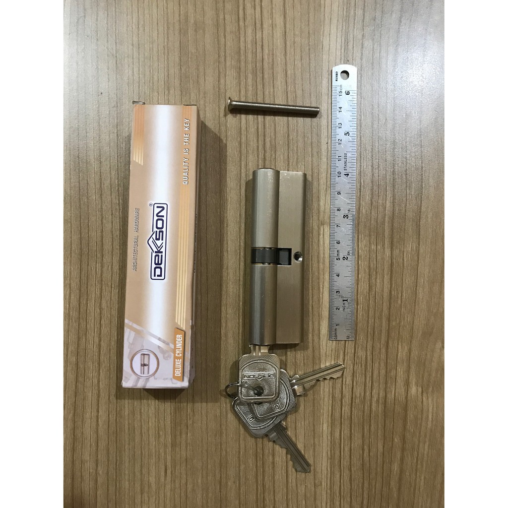 Cylinder Key Door Lock Key Dekkson DC DL 100MM Kunci Silinder Pintu Double 10Cm 100mm Dekson