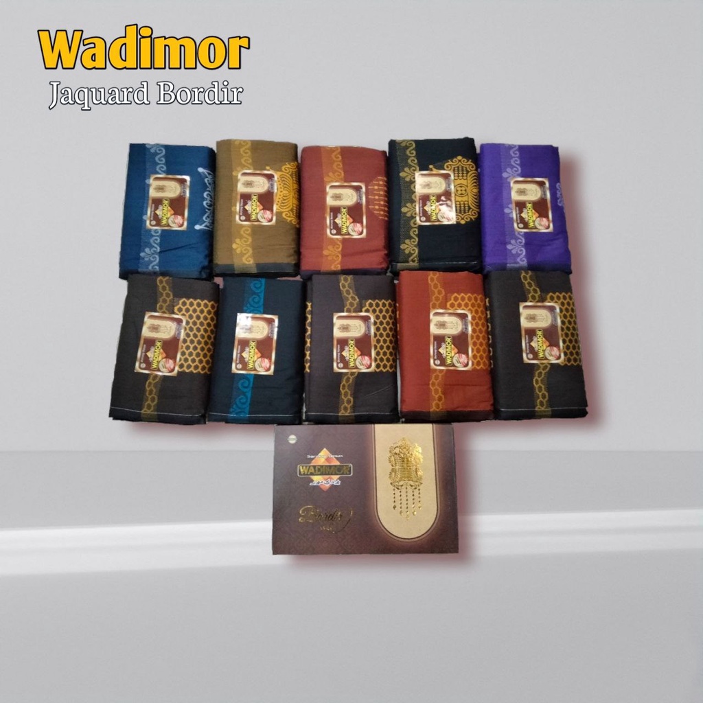 PROMO Sarung Wadimor Motif Jacquard Bordir