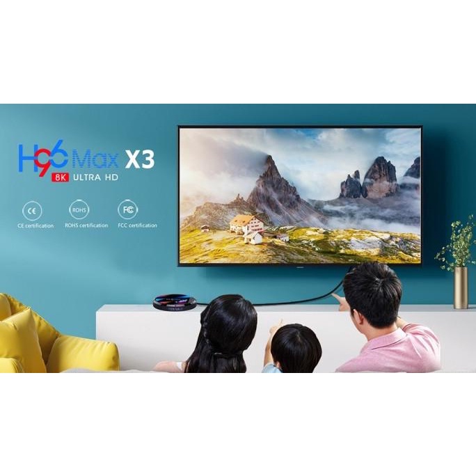 Vontar H96 Max X3 Android 9.0 Tv Box 4Gb 128Gb Amlogic 5Zqo_96Lgq