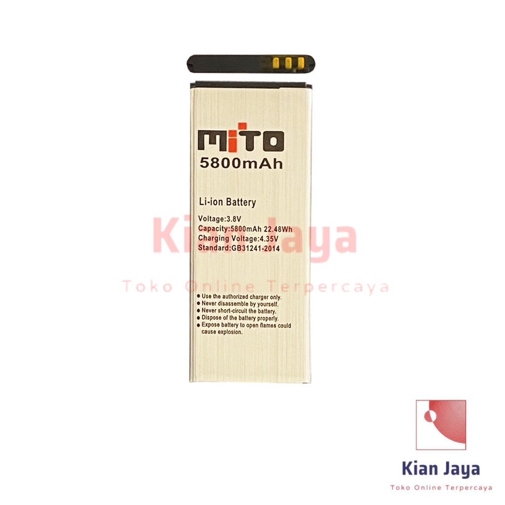 Baterai Mito A17 Fantasy X BA-000135 Original Double Power Batre Batrai Battery Hp Ori