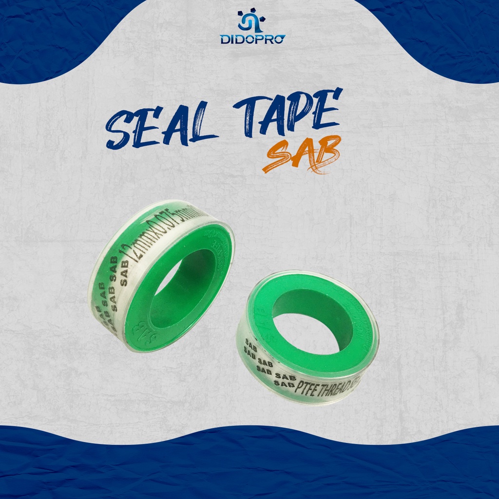 Seal Tape / Sealtape Pipa / Solasi Pipa / Selotip Pipa Air 10M