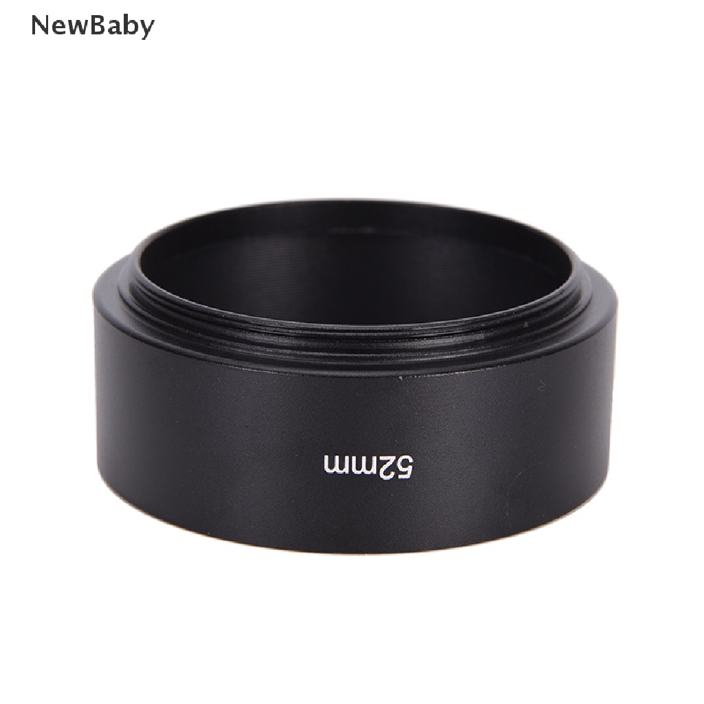 Hood Lensa Panjang 52mm Bahan metal alloy Untuk Kamera Canon Nikon