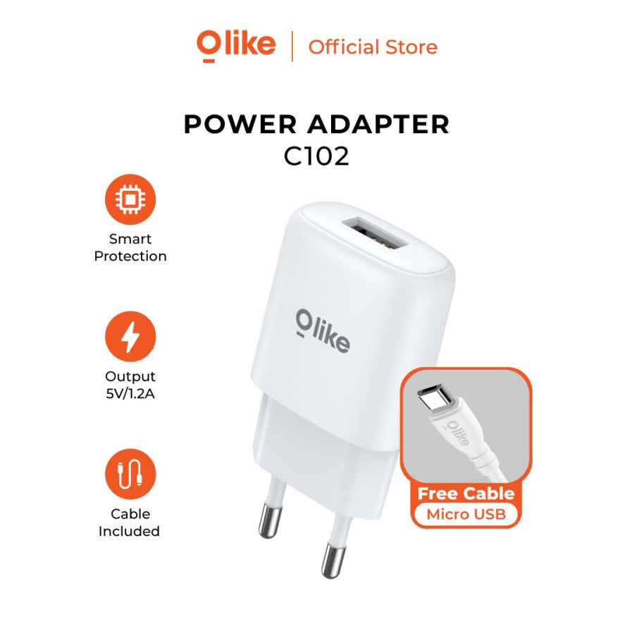 Olike Travel Adapter Wall Charger Smart Protection C102