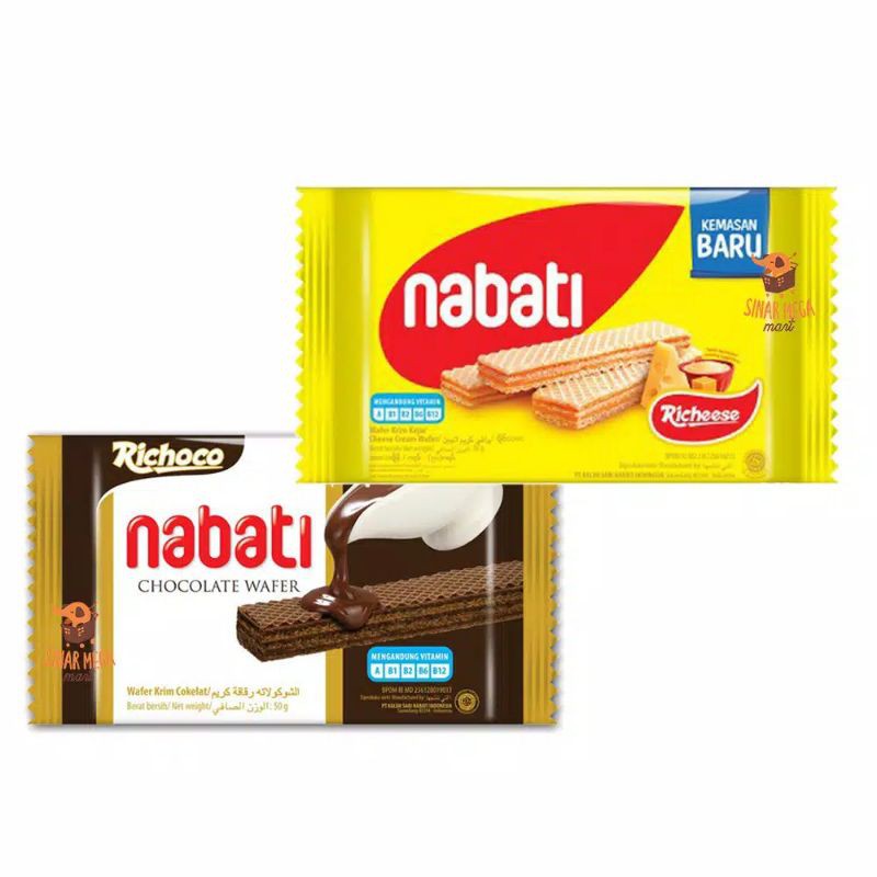 

Wafer Nabati Cokelat 50 g 3 Pcs Bubble Wrap