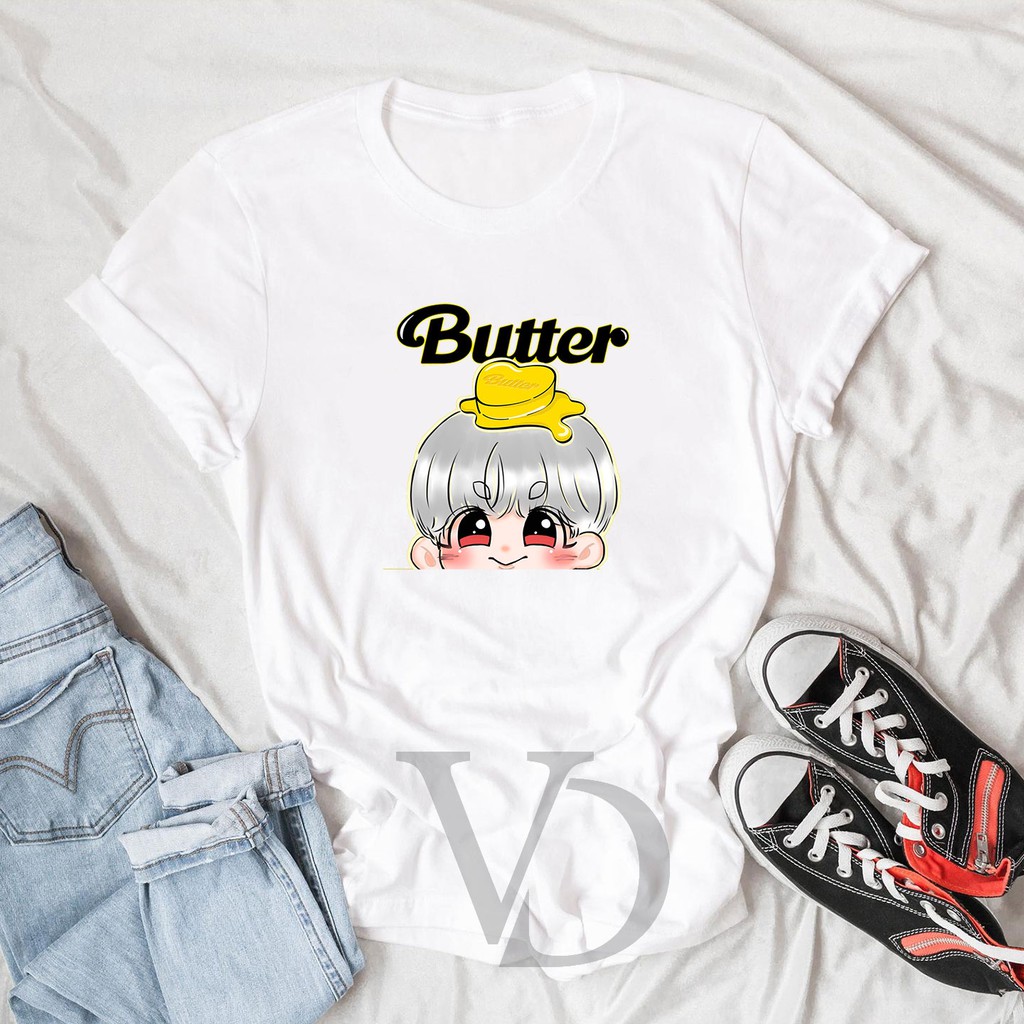 kaos army butter / baju army big hit entertainment / baju jumbo / tshirt tee / oversized tee