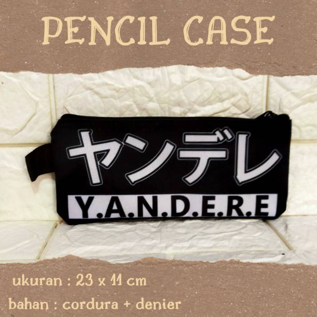 

Pencil case / kotak pensil / tempat pensil anime jepang yandere tsundere baka oppai